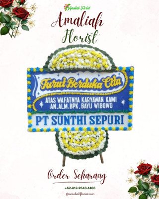 Papan Bunga Duka di Warsa